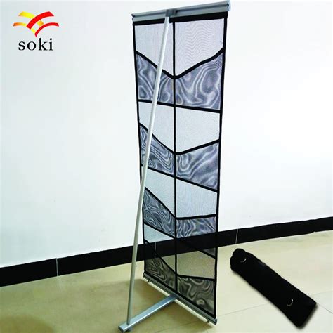 advertisement stand with brochure holder.